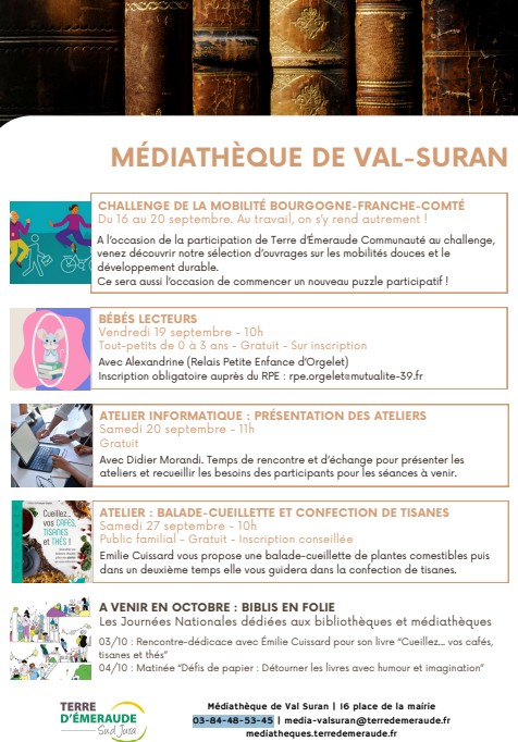 mediathèque val suran 