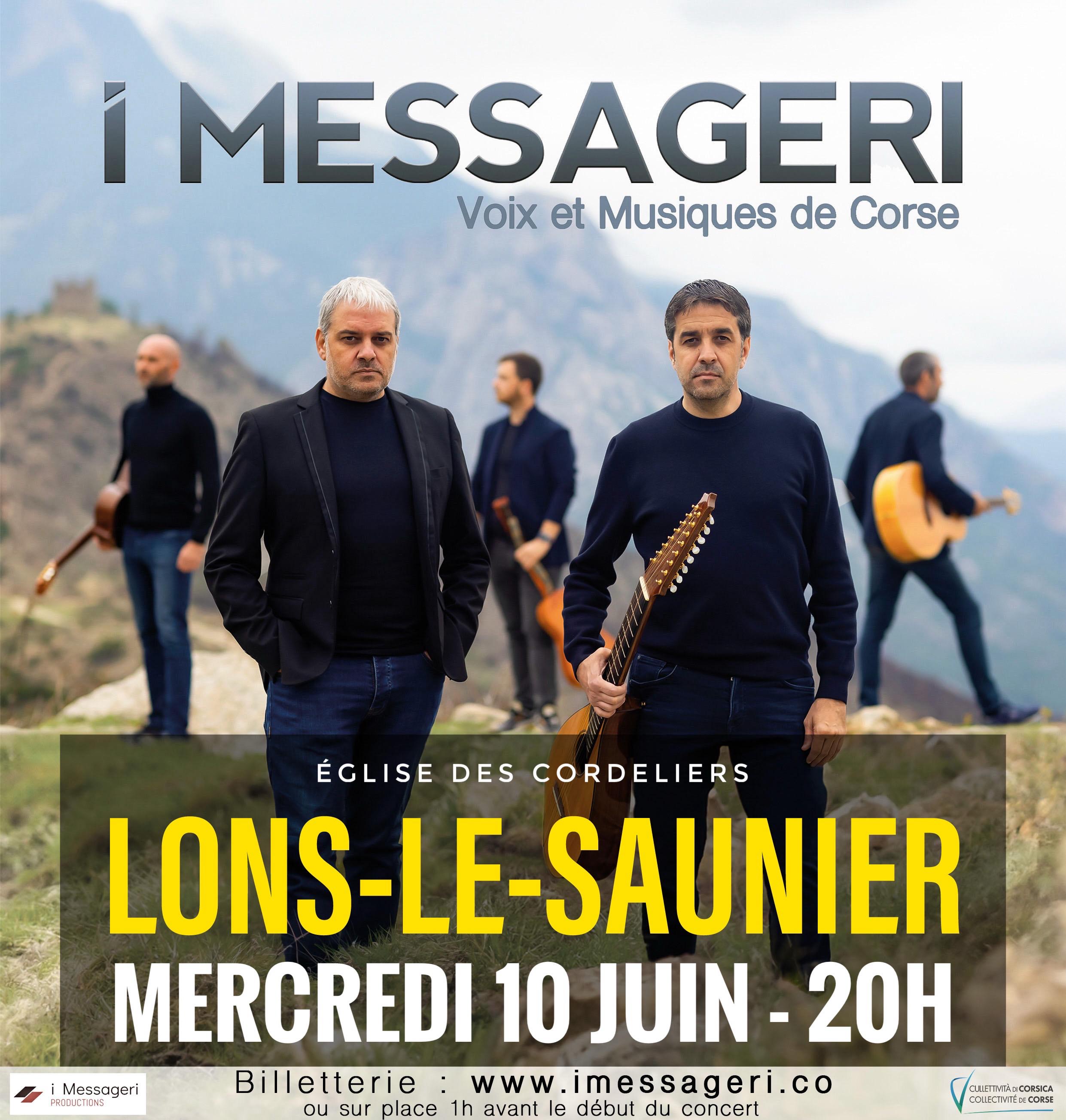 Concert I messageri : voix et musiques de Corse