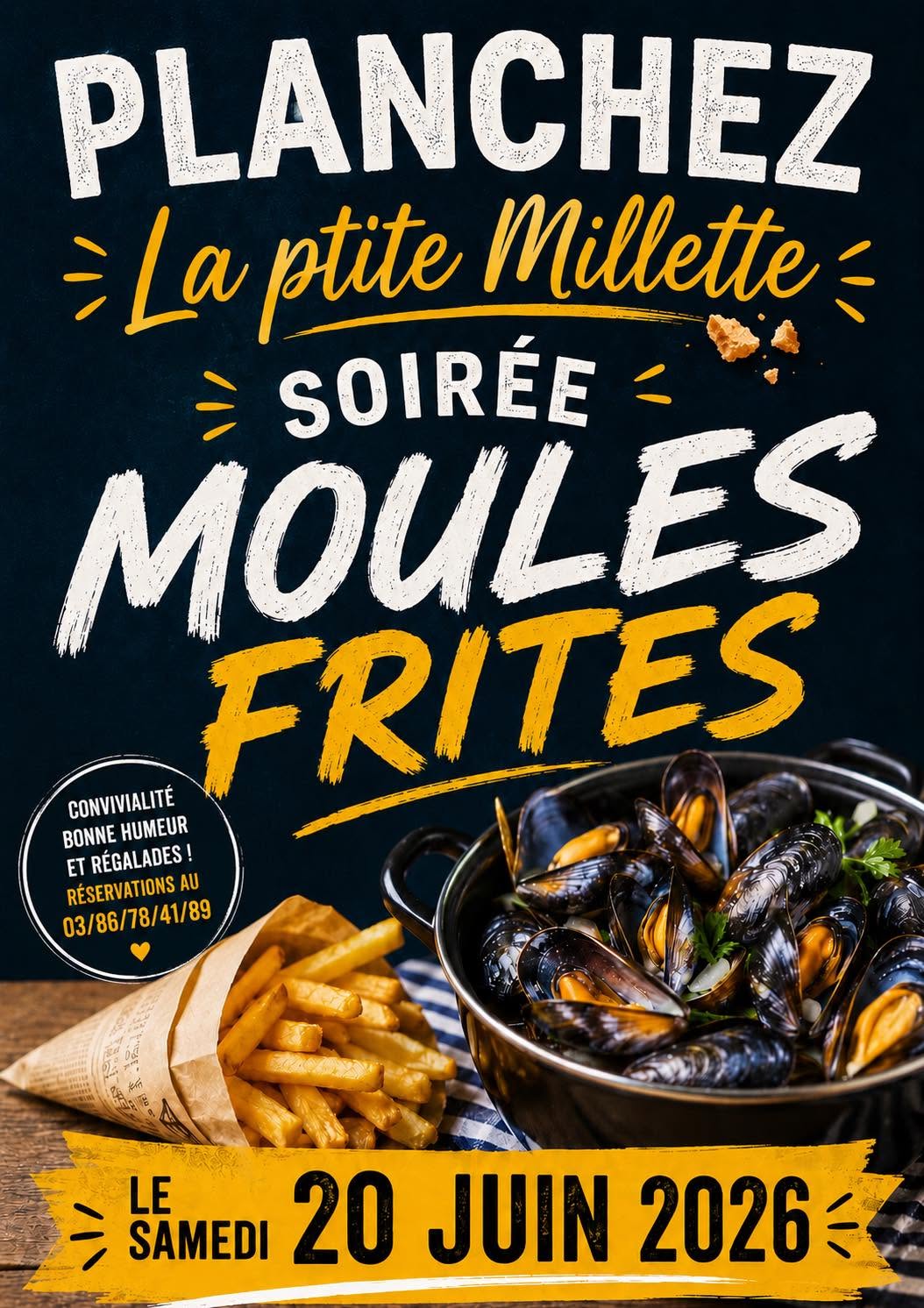 Soirée moules/frites