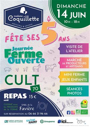 Madame Coquillette fête ses 5 ans