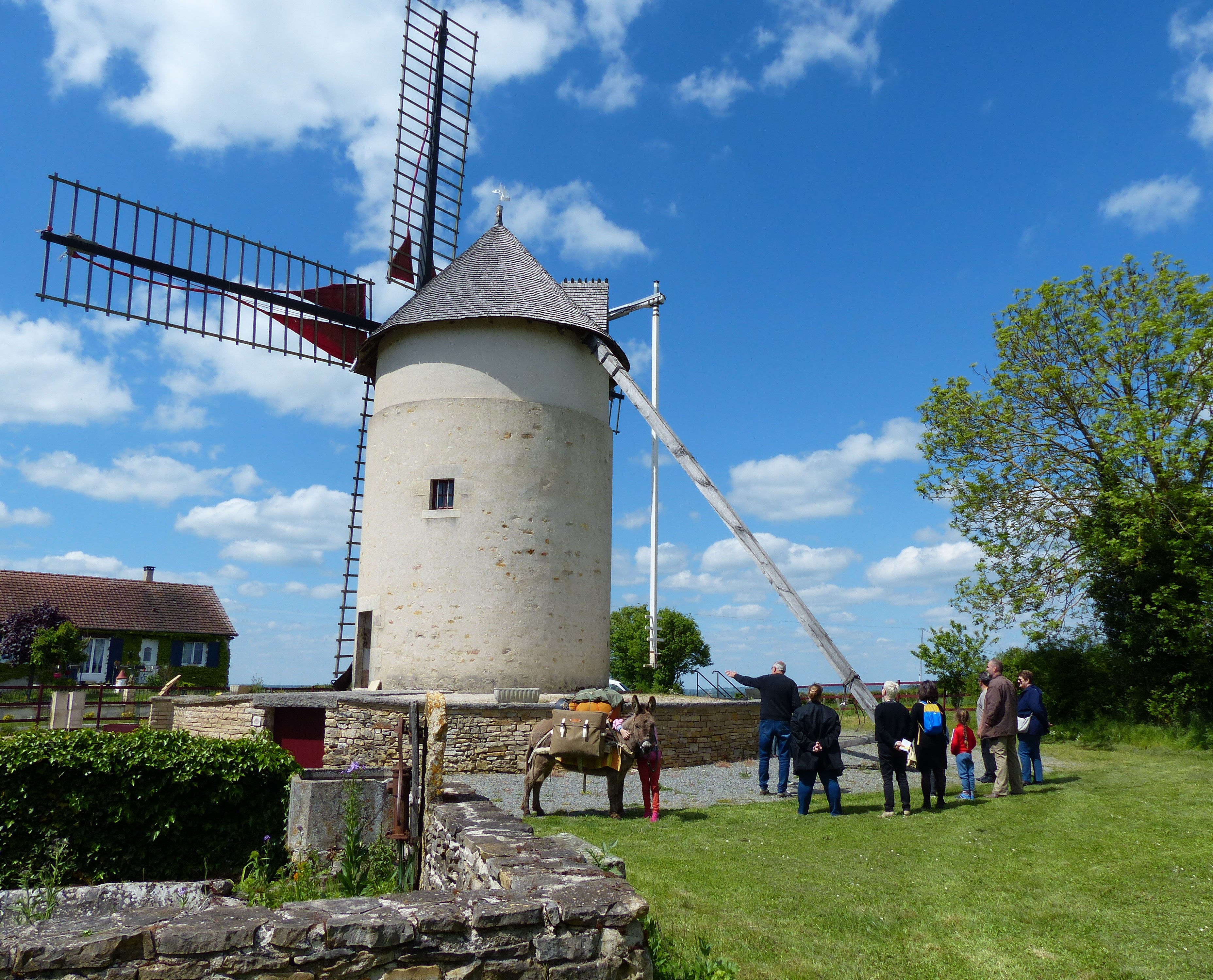 Visite du moulin à vent « Les éventées »