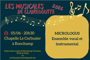 LES MUSICALES  DE CLAIREGOUTTE 2026