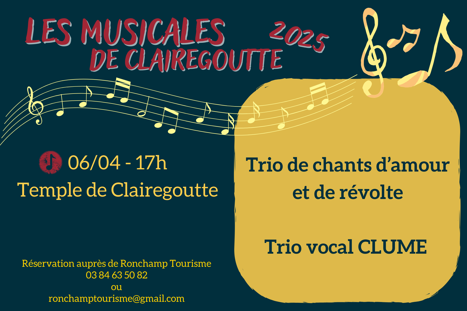 MUSICALES DE CLAIREGOUTTE 2025