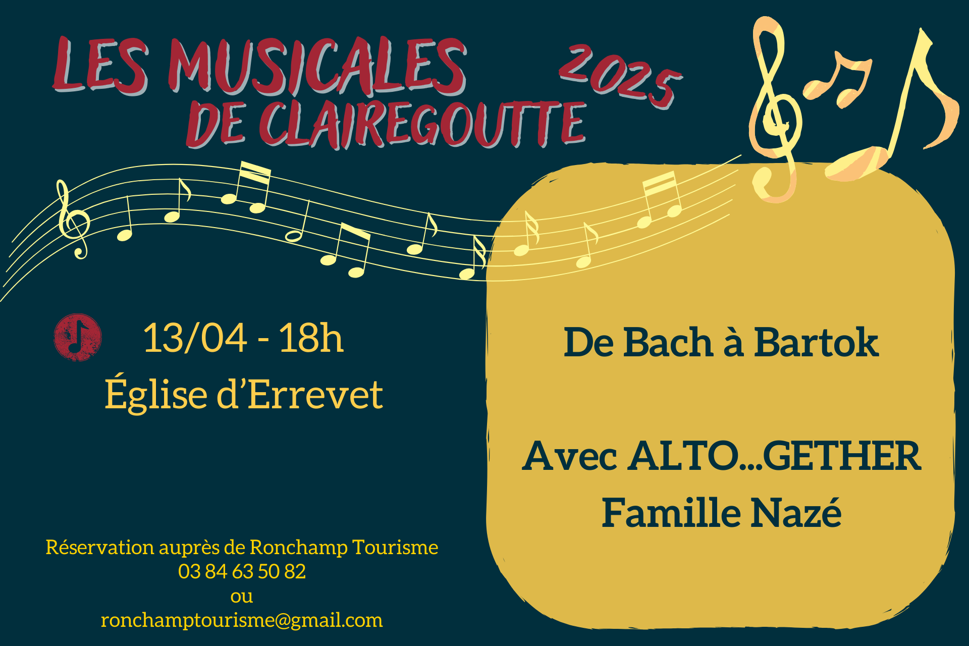 MUSICALES DE CLAIREGOUTTE 2025