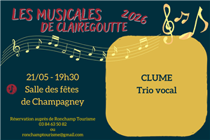 MUSICALES DE CLAIREGOUTTE 2026