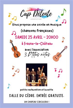 Soirée musique à Frasne le Château 