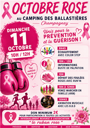 Octobre Rose à Champagney