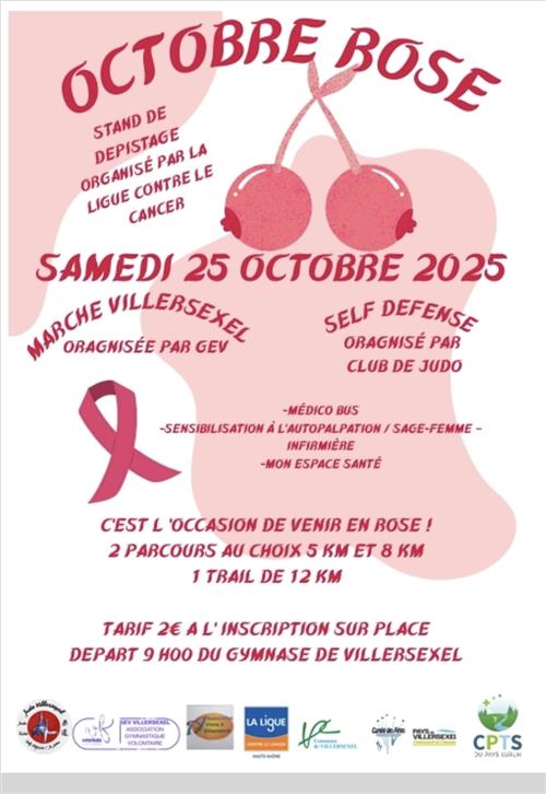 Octobre Rose à Villersexel