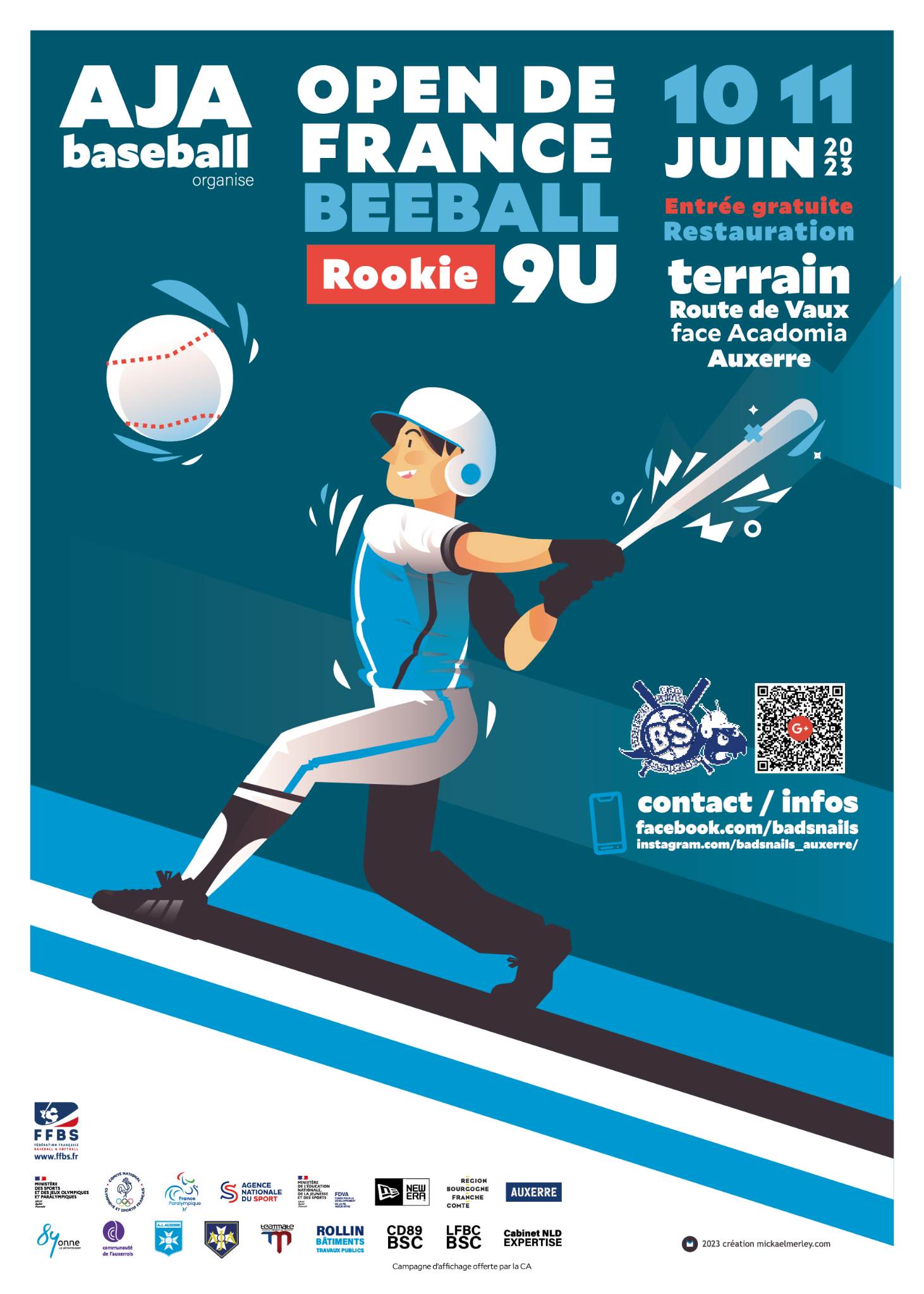 open de France de BEEBALL à Auxerre