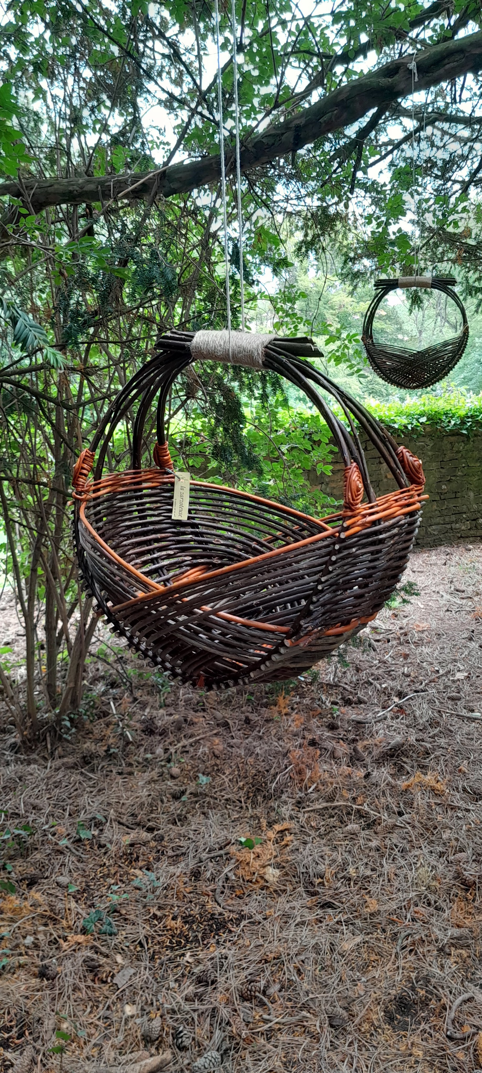 panier en vannerie 