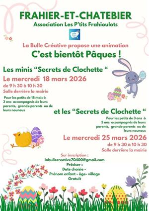 Atelier "C'est bientôt Pâques" avec La Bulle Créative