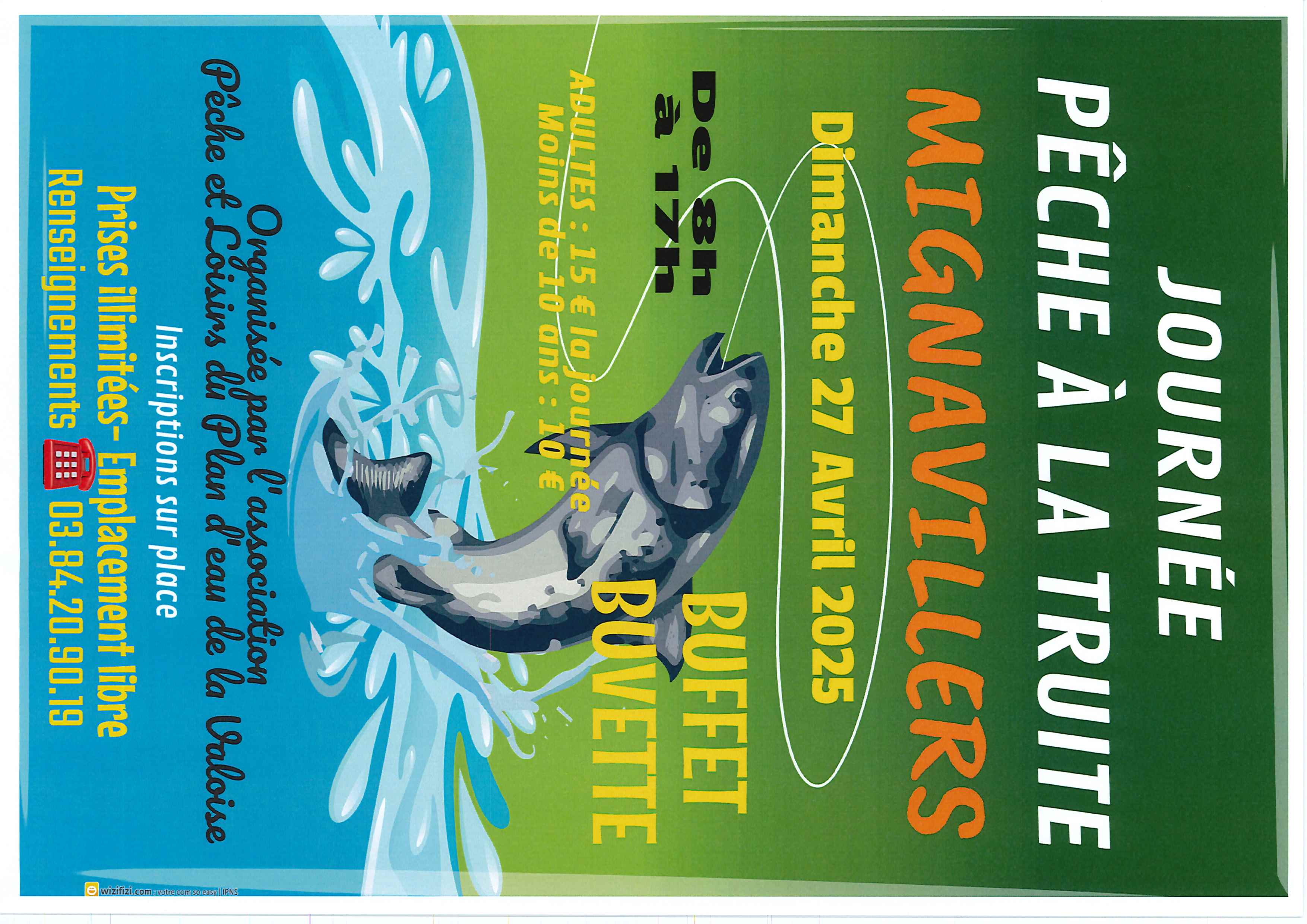 pêche truite MIGNAVILLERS 27 avril