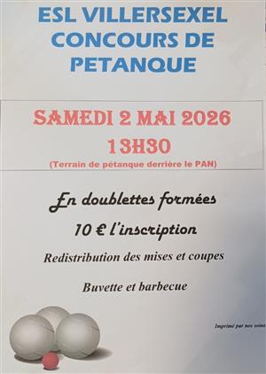 Concours de pétanque
