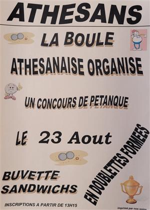 Concours de pétanque