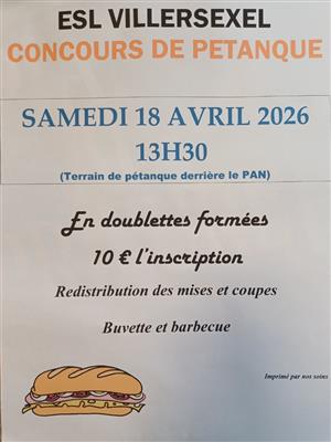 Concours de pétanque