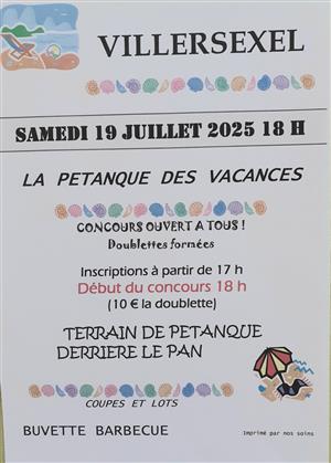 La Pétanque des Vacances