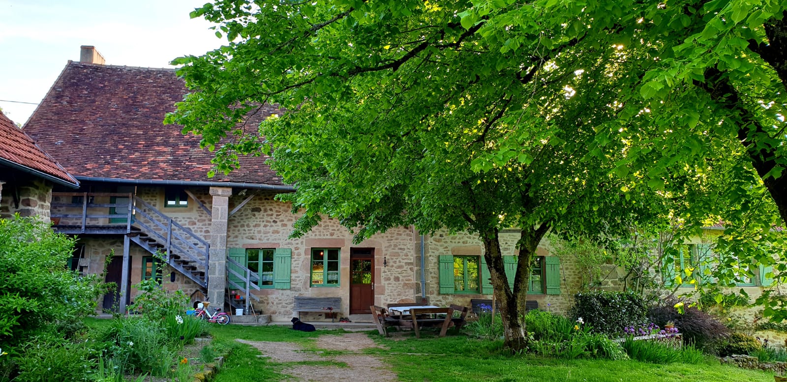 Ferme de la Chassagne, chambre d'hôtes à Laizy