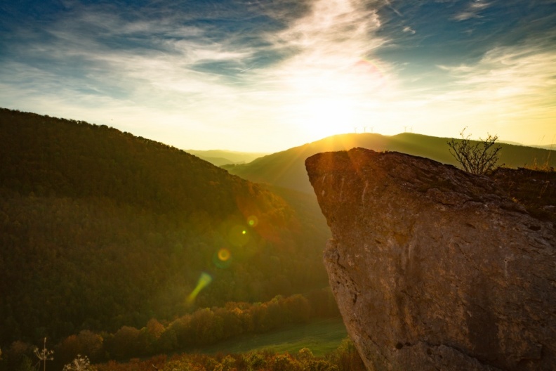 photothèque nature au crépuscule