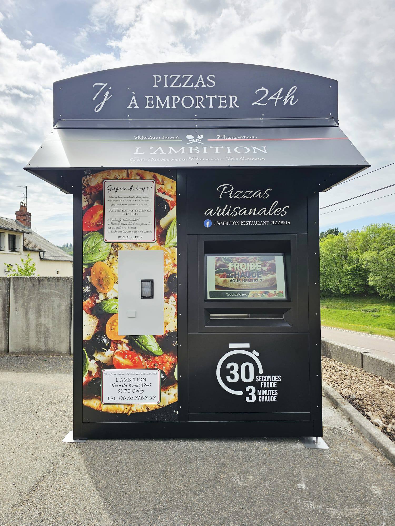 Distributeur de pizzas l'Ambition