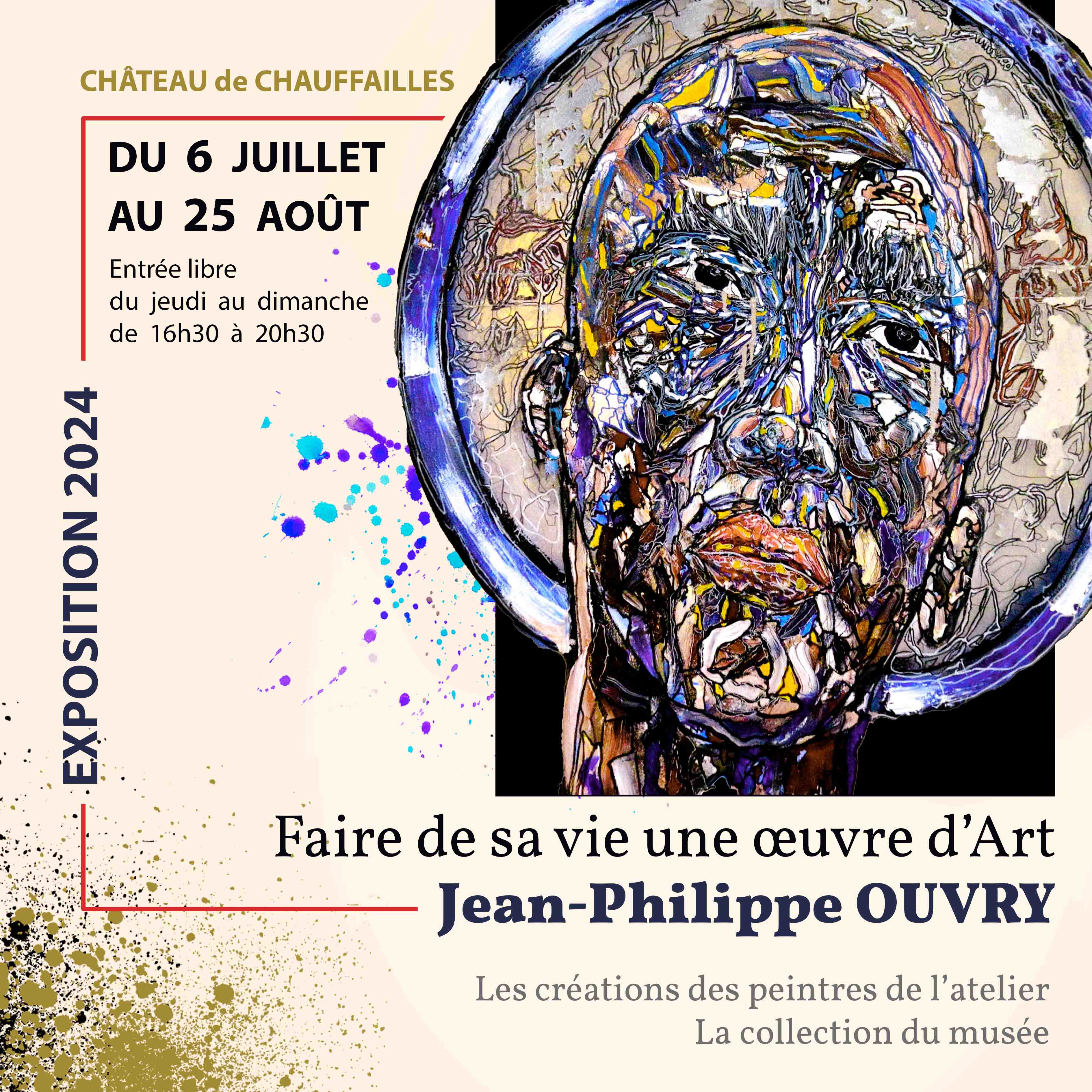 expo peinture 2024 château de Chauffailles