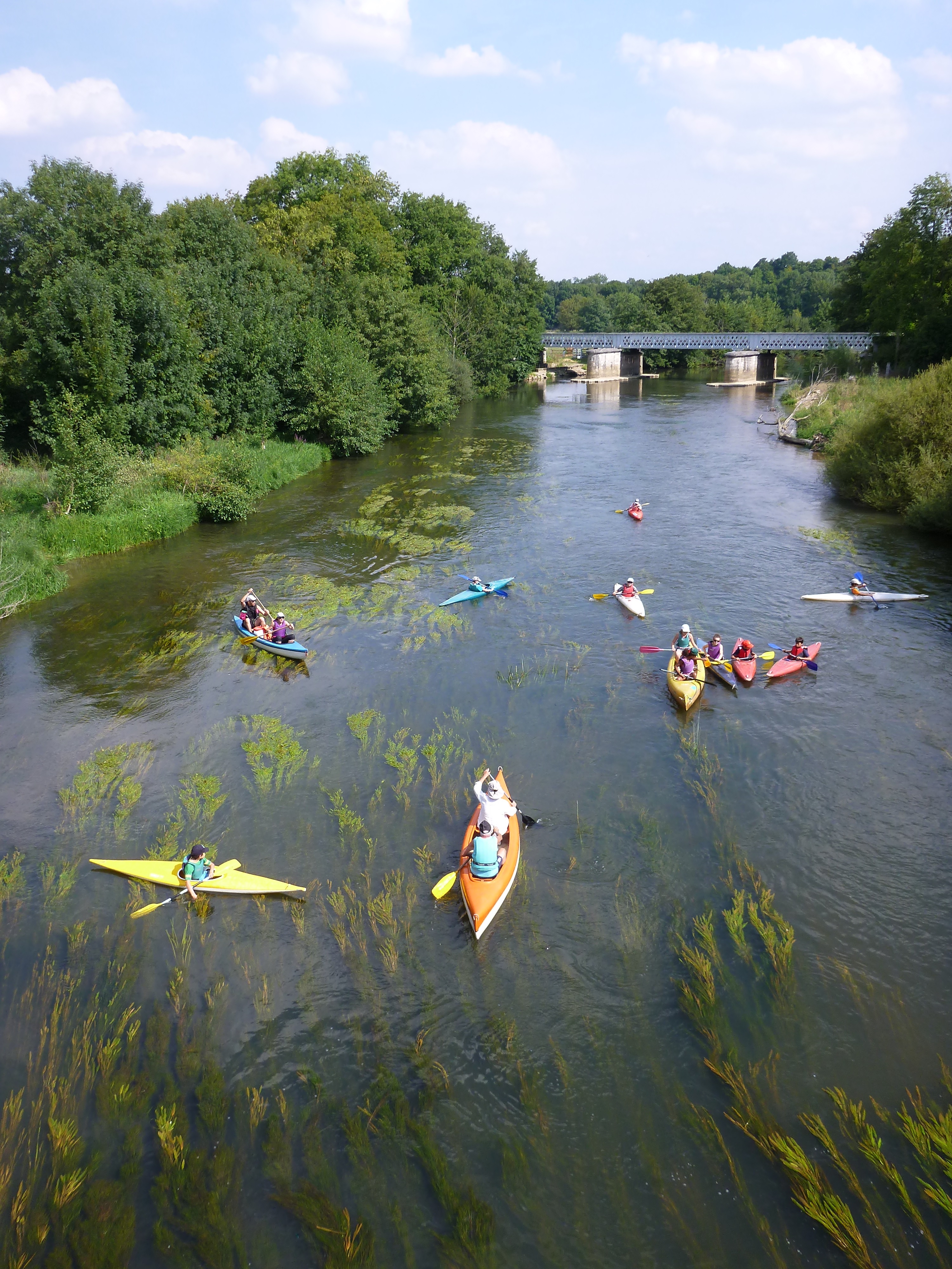 Balade en canoë ou en kayak sur l'Yonne