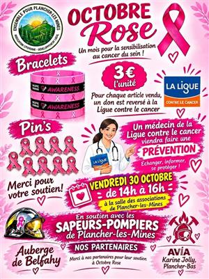 Octobre Rose à Plancher-les-Mines