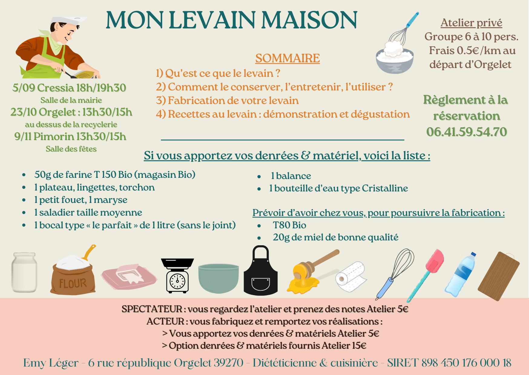 LEVAIN atelier en salle - 1