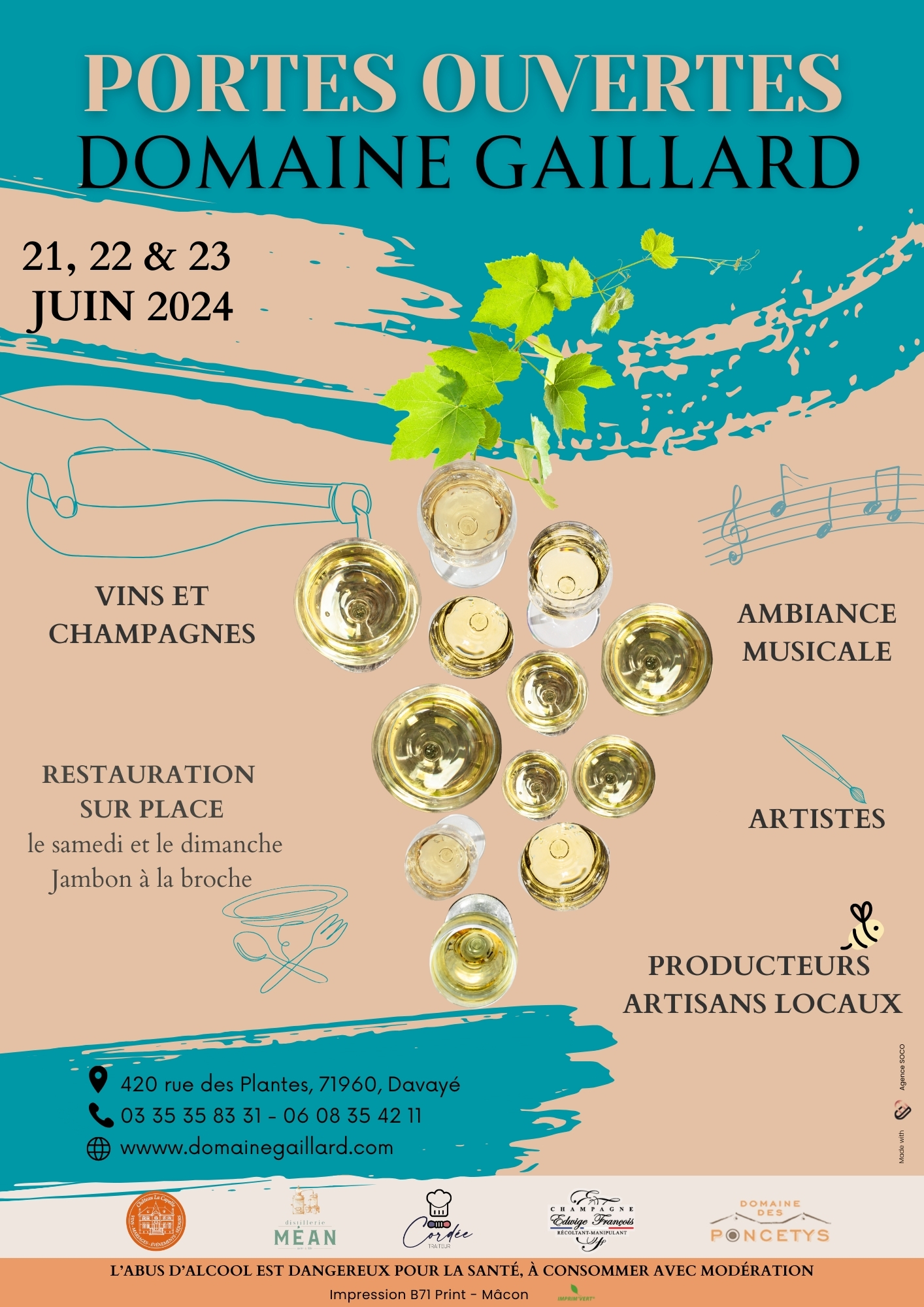 DOMAINE Gaillard affiche (Document (A4)) - Affiche Domaine Gaillard