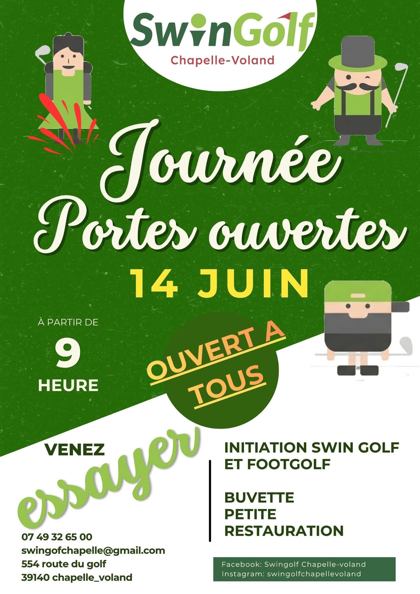Portes ouvertes Swingolf