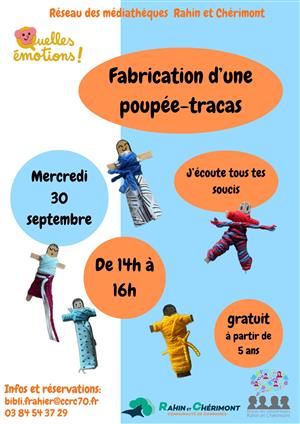 Atelier fabrication d'une poupée-tracas
