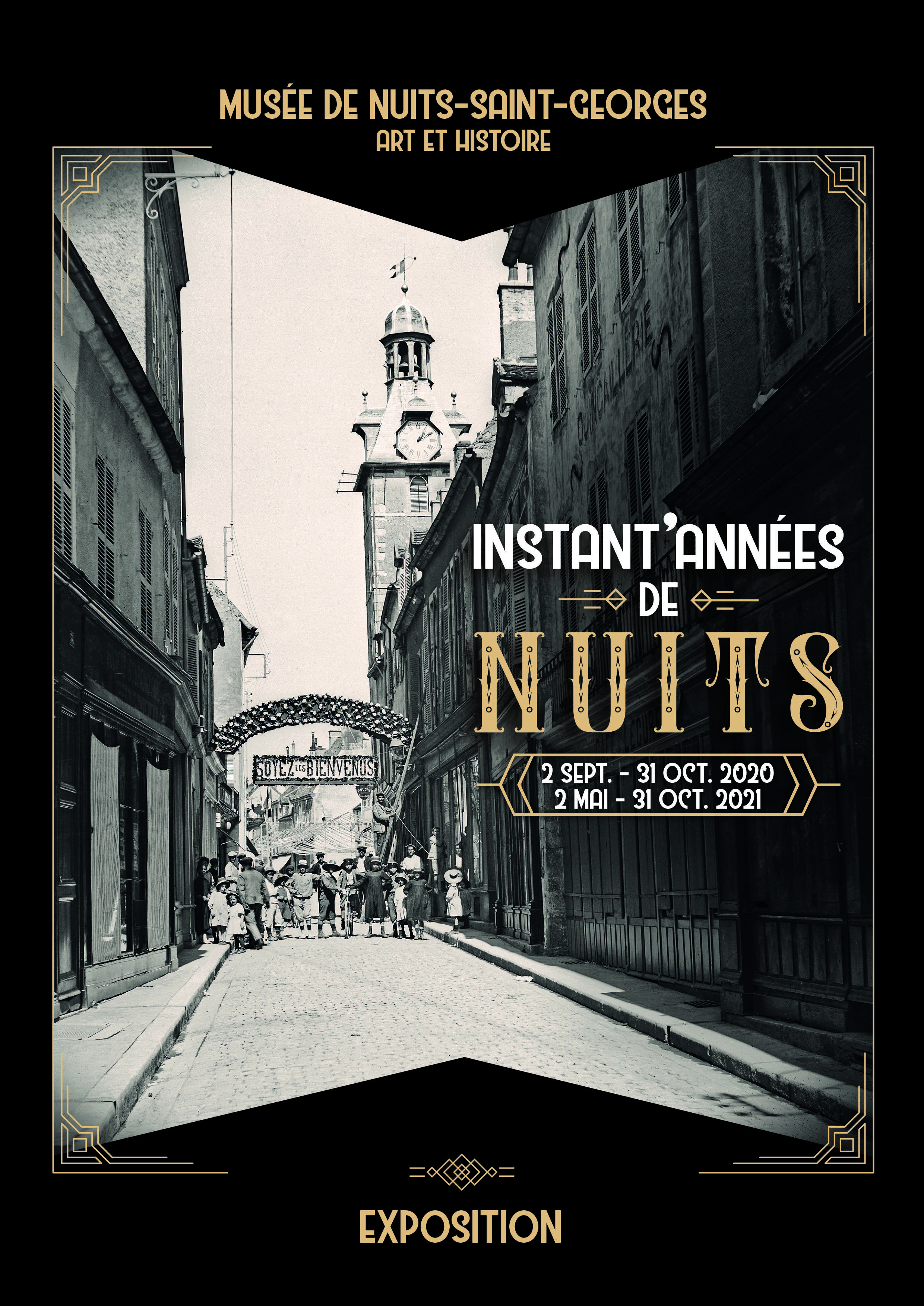 Affiche de l'exposition temporaire Instant'Années de Nuits