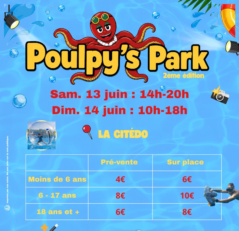 Animations à la Citédo : Poulpy's Park - 2ème édition