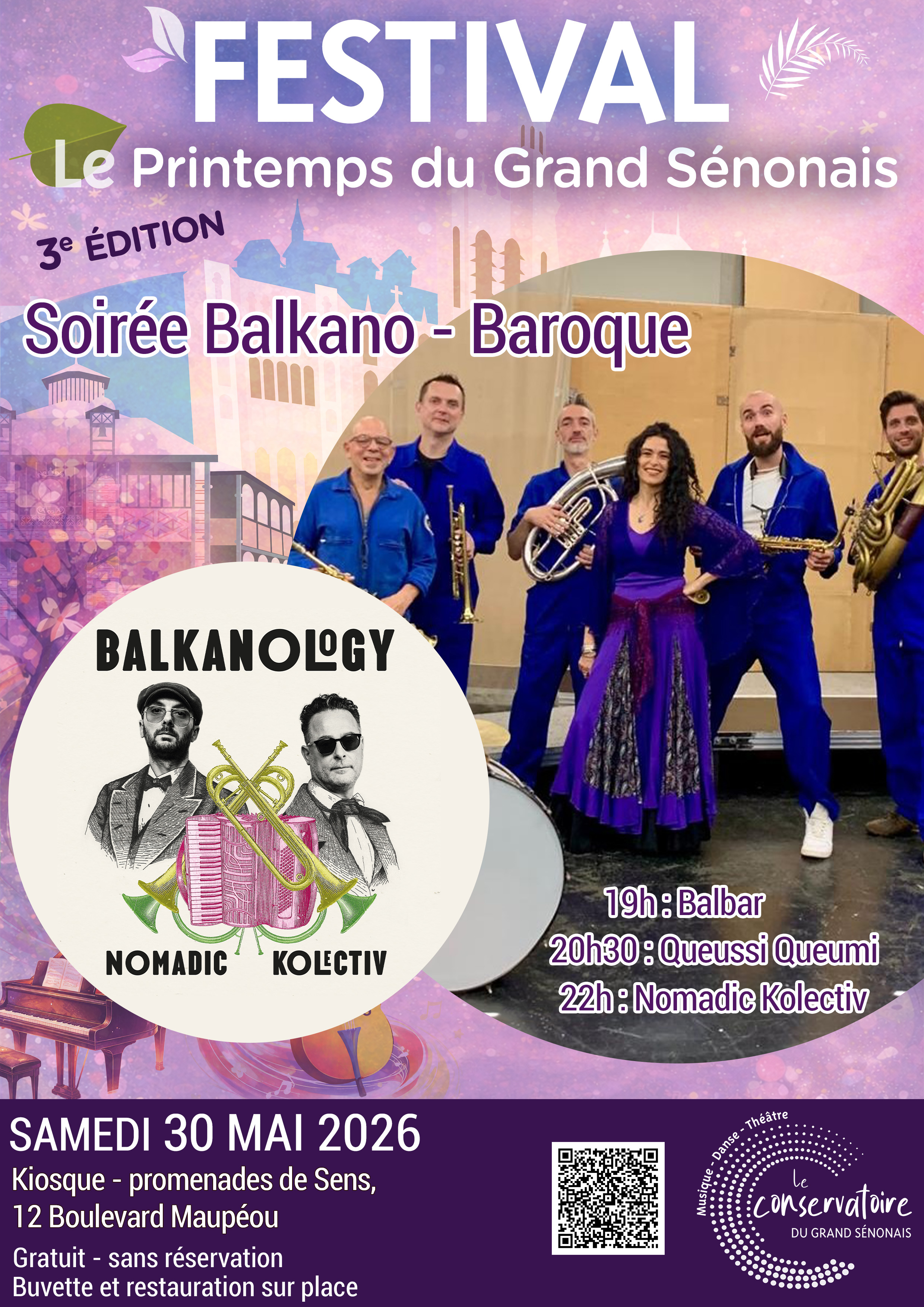 Printemps du Grand Sénonais - Soirée Balkano