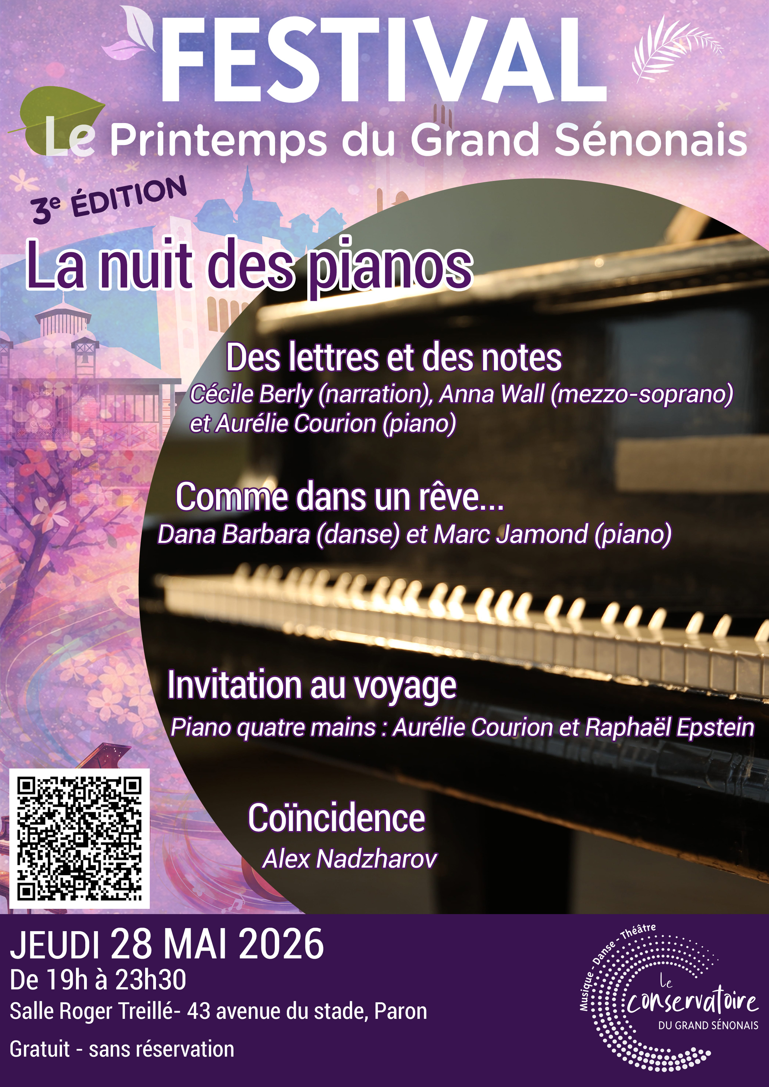 Printemps du Grand Sénonais - Nuit des pianos