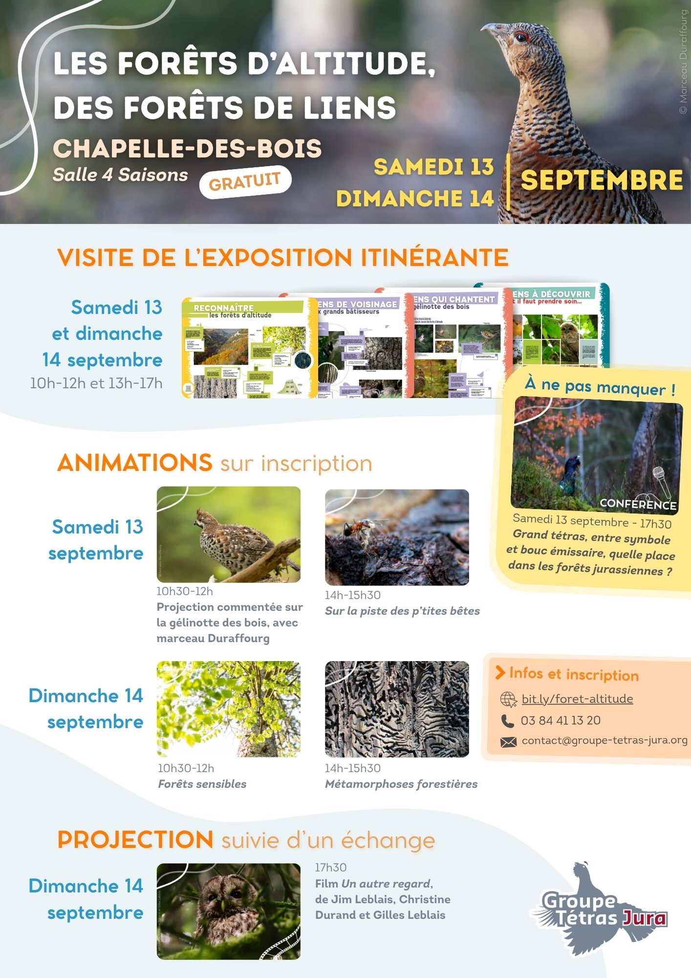 programmation chapelle-des-bois