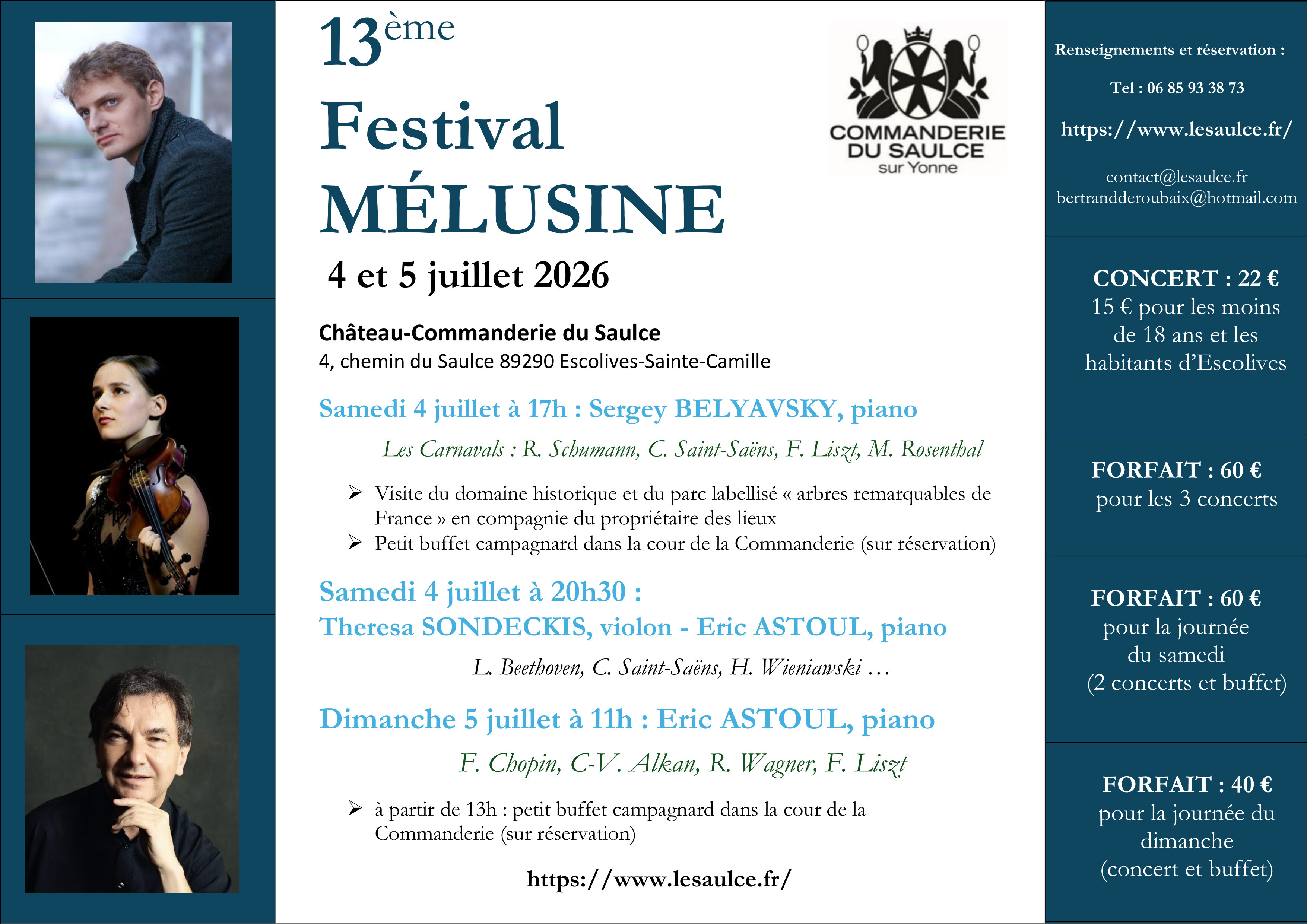 Festival Mélusine 13ème édition — visuel événement