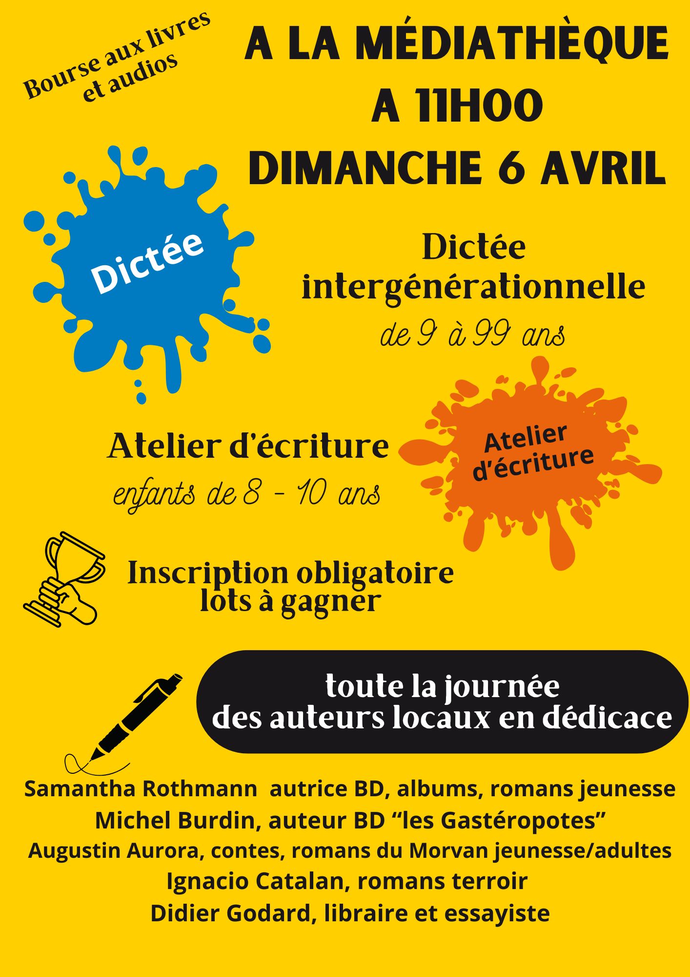 Bourse aux livres informations complémentaires