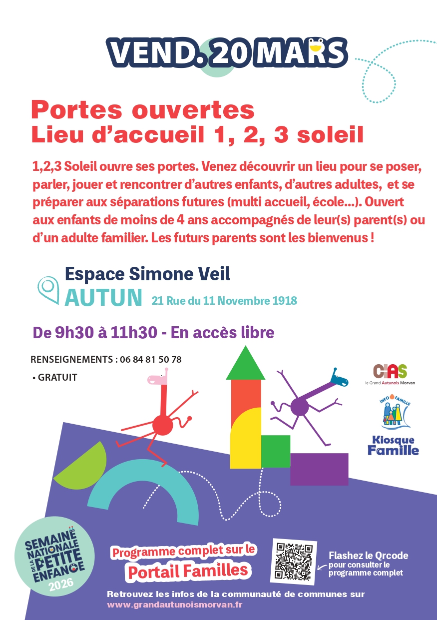 Porte ouverte Lieu d'Accueil Enfant Parent "123 soleil"