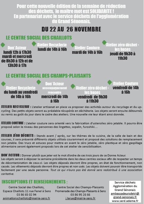 programme zero dechet