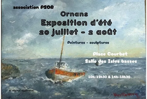 exposition d'été de l'association des peintres et sculpteur d'Ornans (PSOR)
