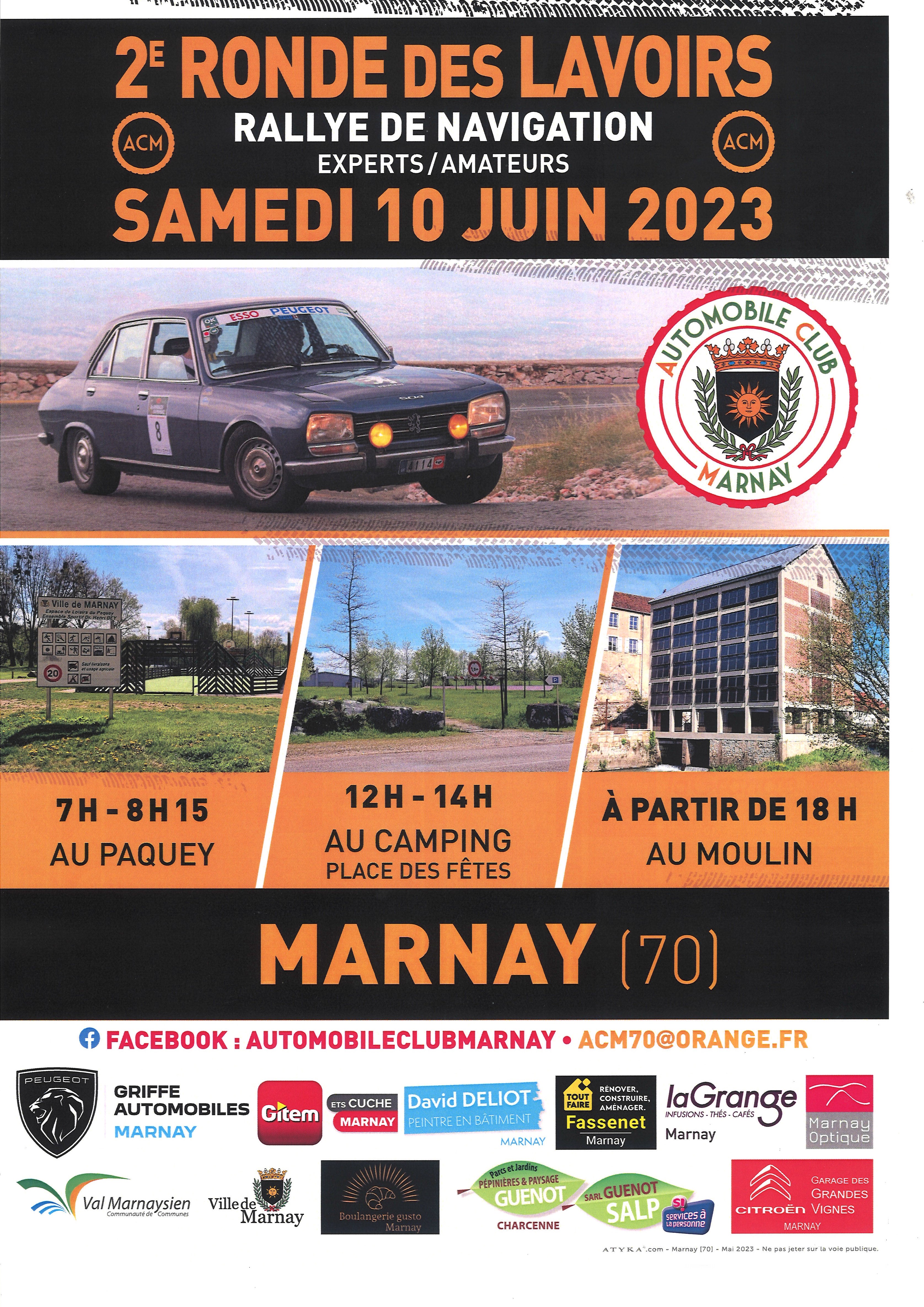 rallye de navigation 10 juin