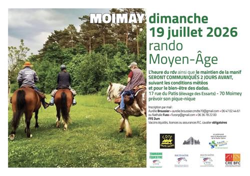 Rando &eacute;questre du Moyen Age 