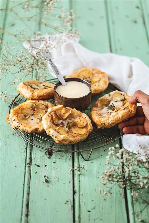 Feuilletés pommes de terre et cancoillotte