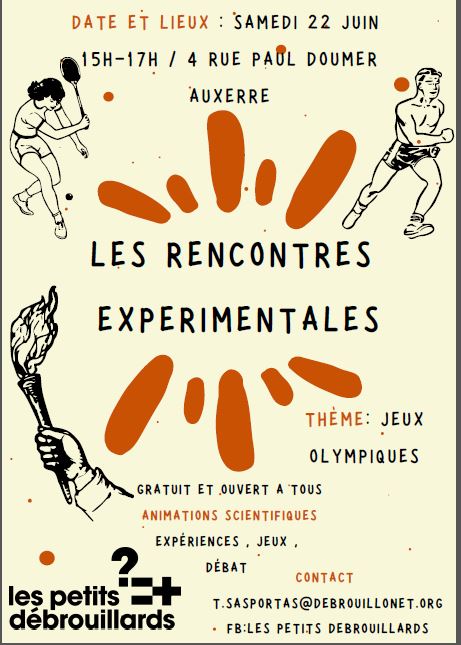 RENCONTRES EXPÉRIMENTALES - JEUX OLYMPIQUES