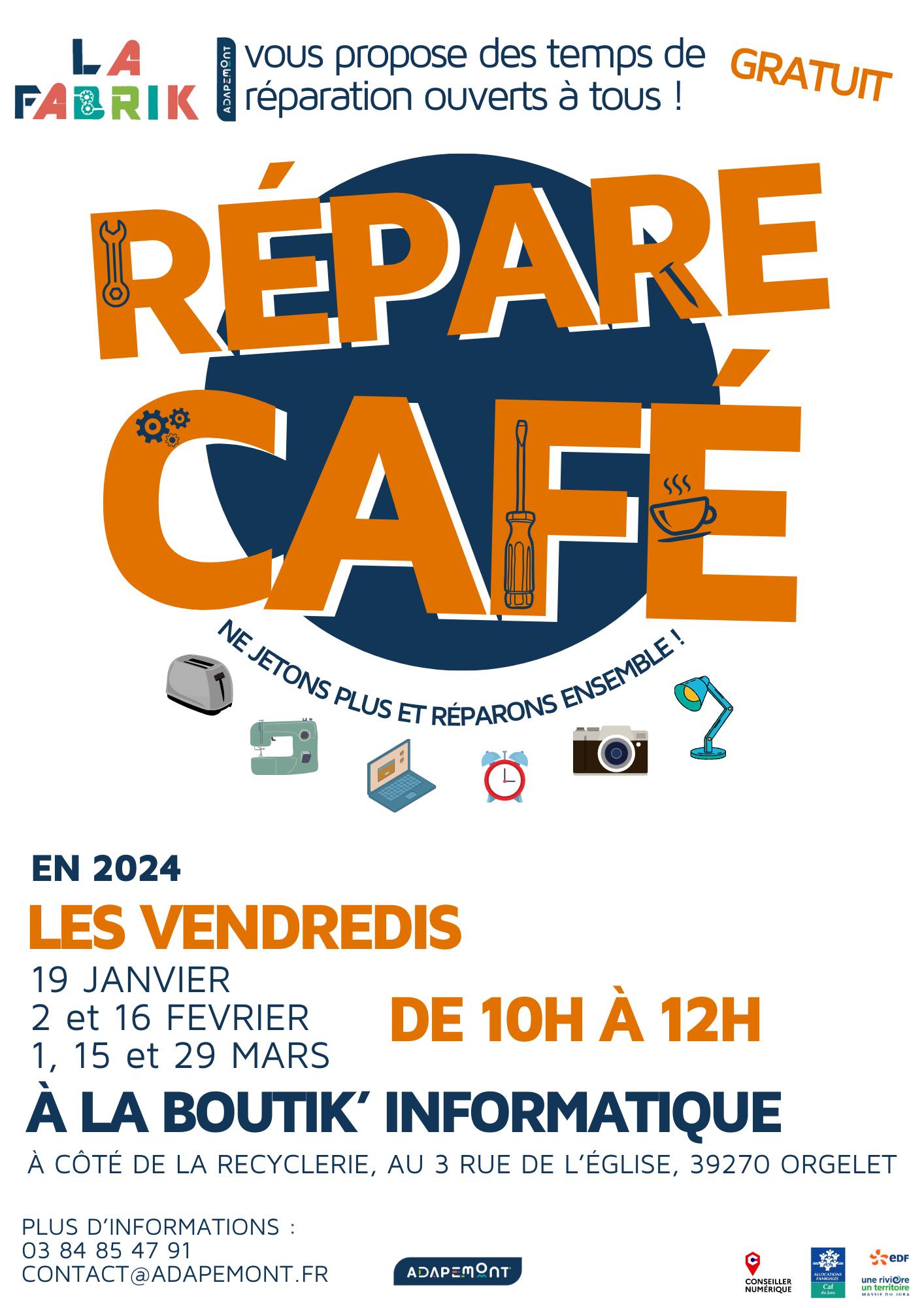 Répare café adapemont