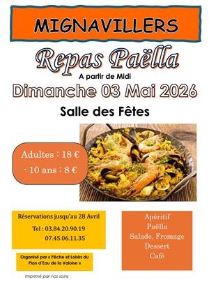 Repas Paëlla