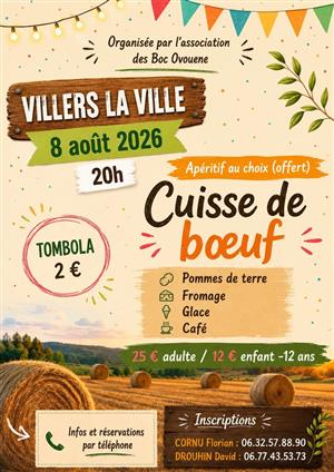 Repas cuisse de bœuf