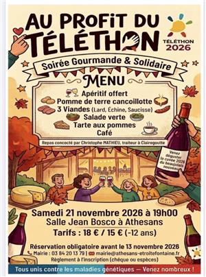 Repas au profit du Téléthon