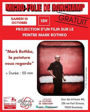 Film "Mark Rothko, la peinture vous parle"