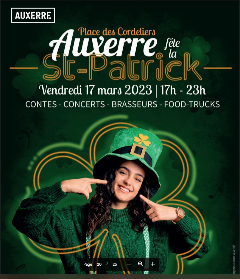 AUXERRE FÊTE LA ST PATRICK !